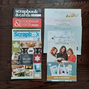 Scrapbooking and Cardmaking Magazines and Catalogues
